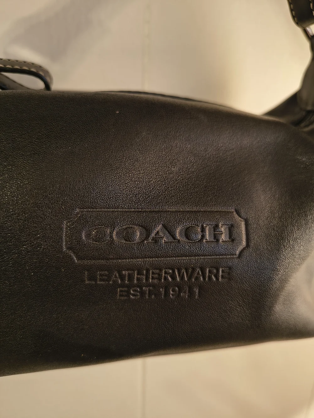 Coach Y2K Mini Bag Black Leather Vintage Leatherware - Picture 2 of 7